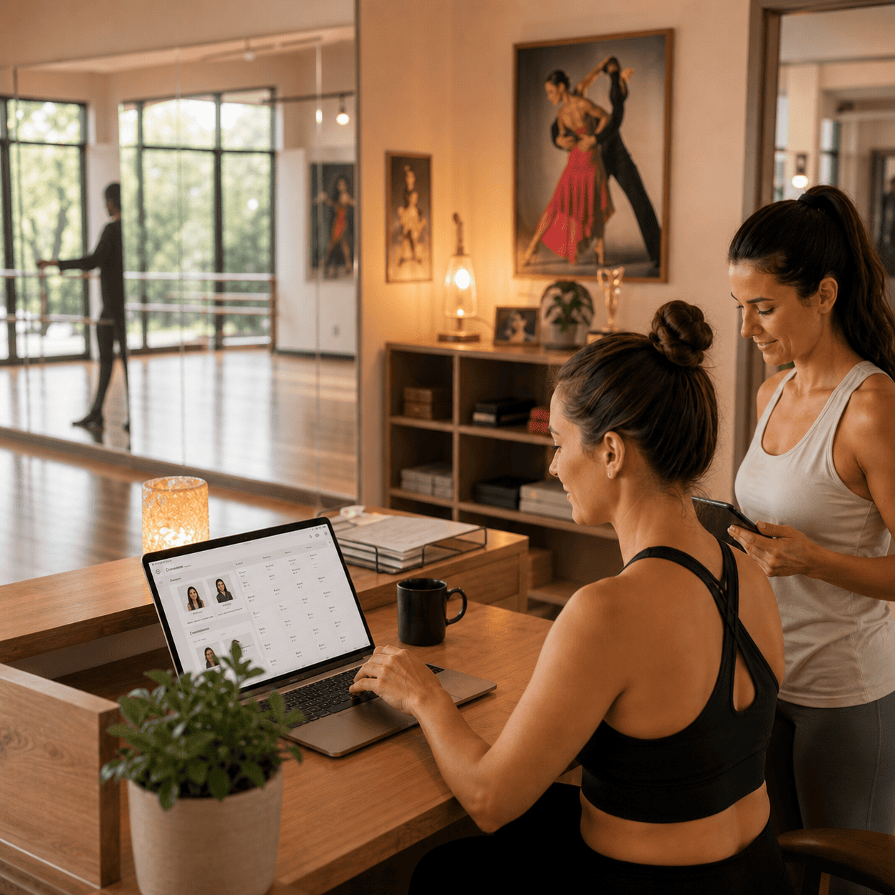 DancerVibes studio app preview