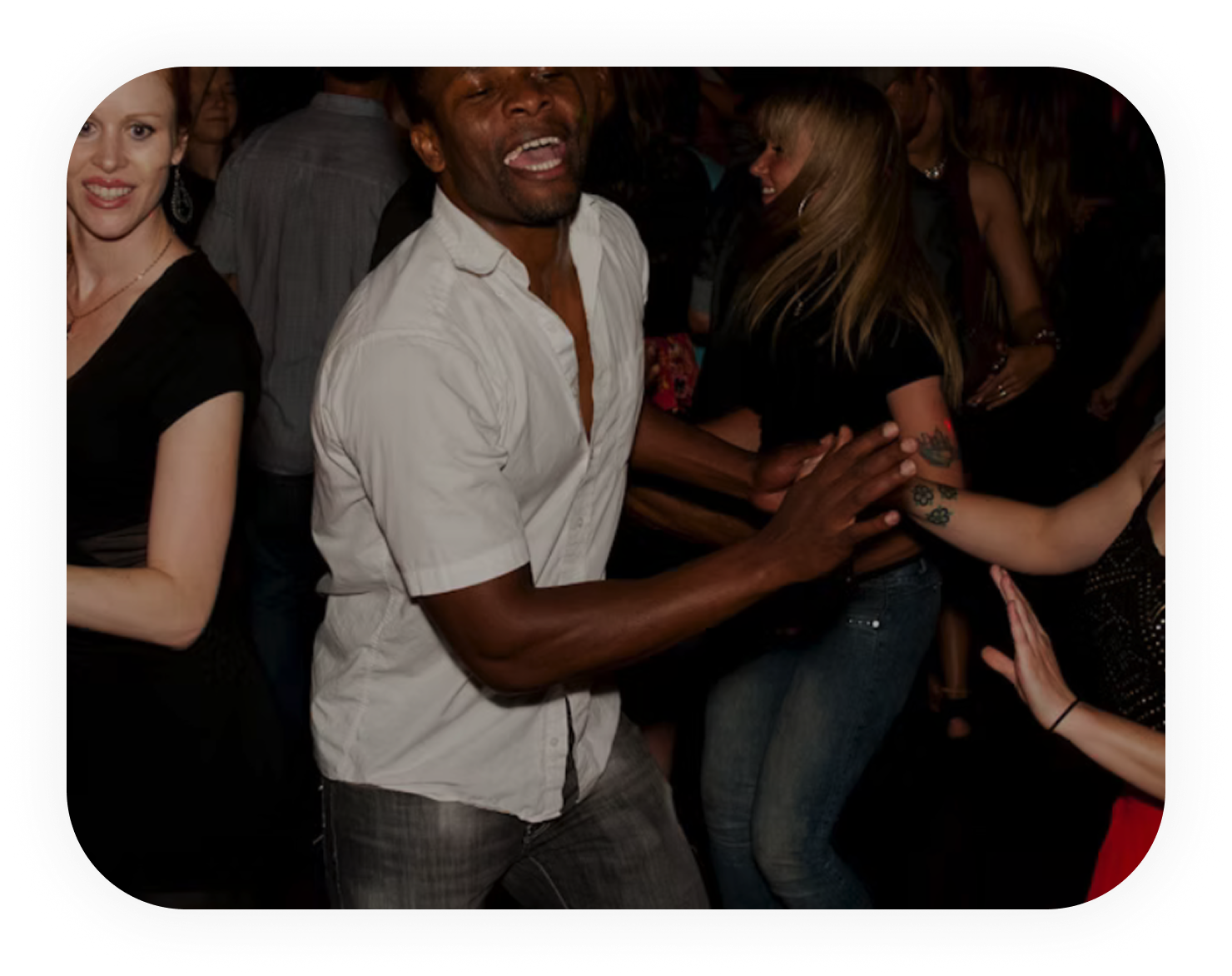 People dancing Bachata