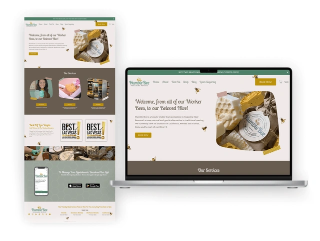 Professionally designed website