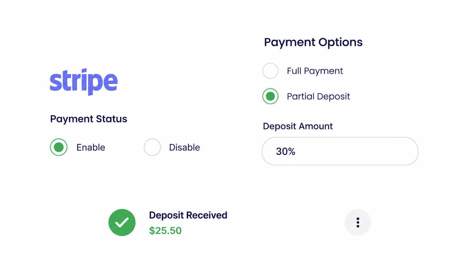 Pricing, Deposits, and Payments