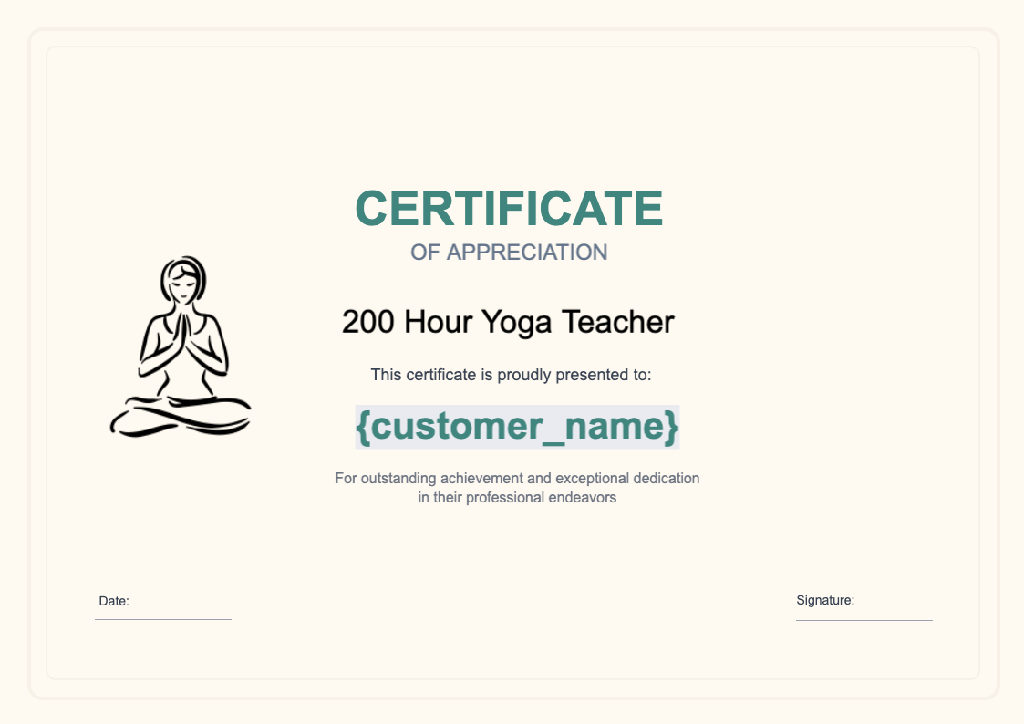 Course Certificate